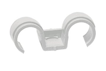 product picture of the double plastic conduit clip FPD