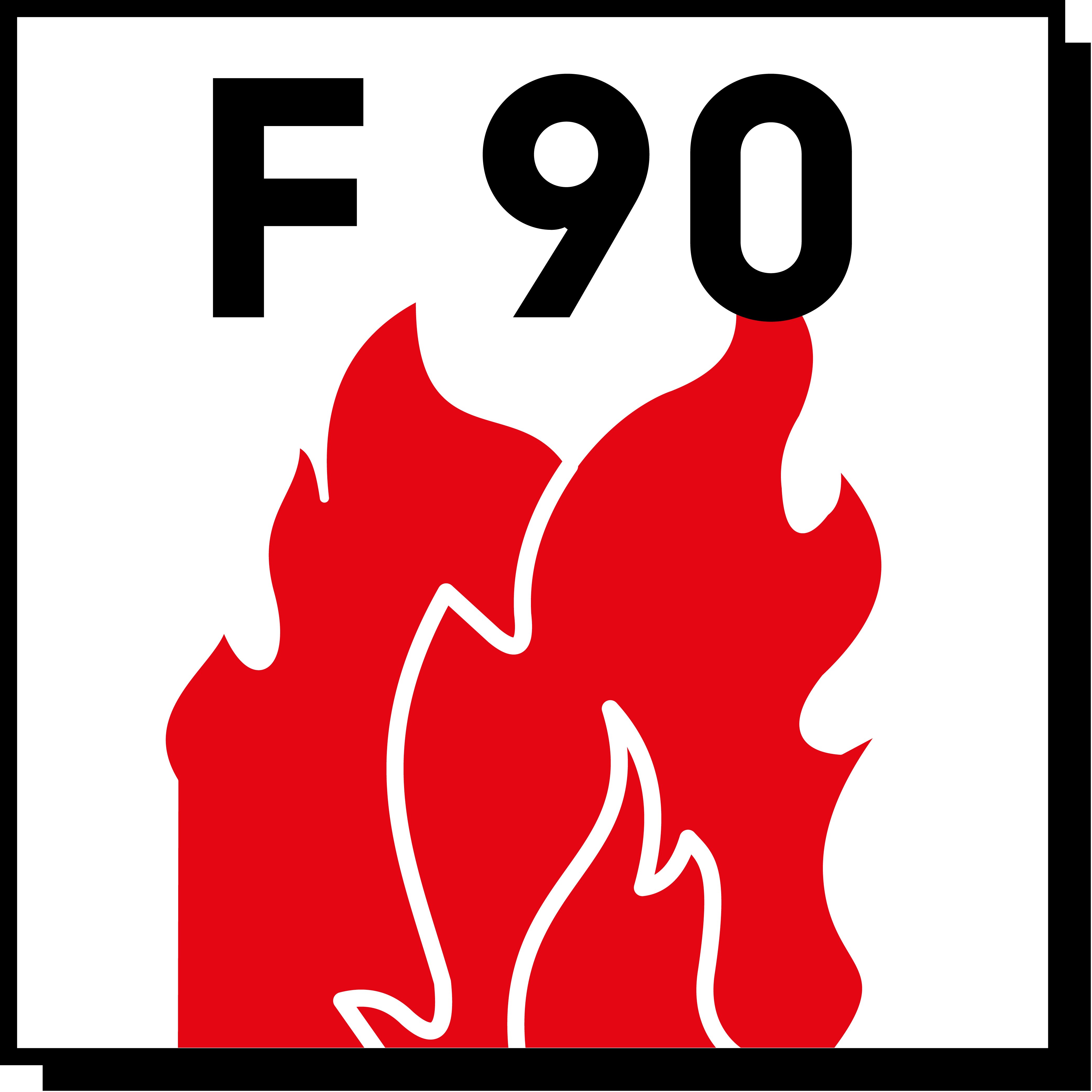 Fire resistance approval F90