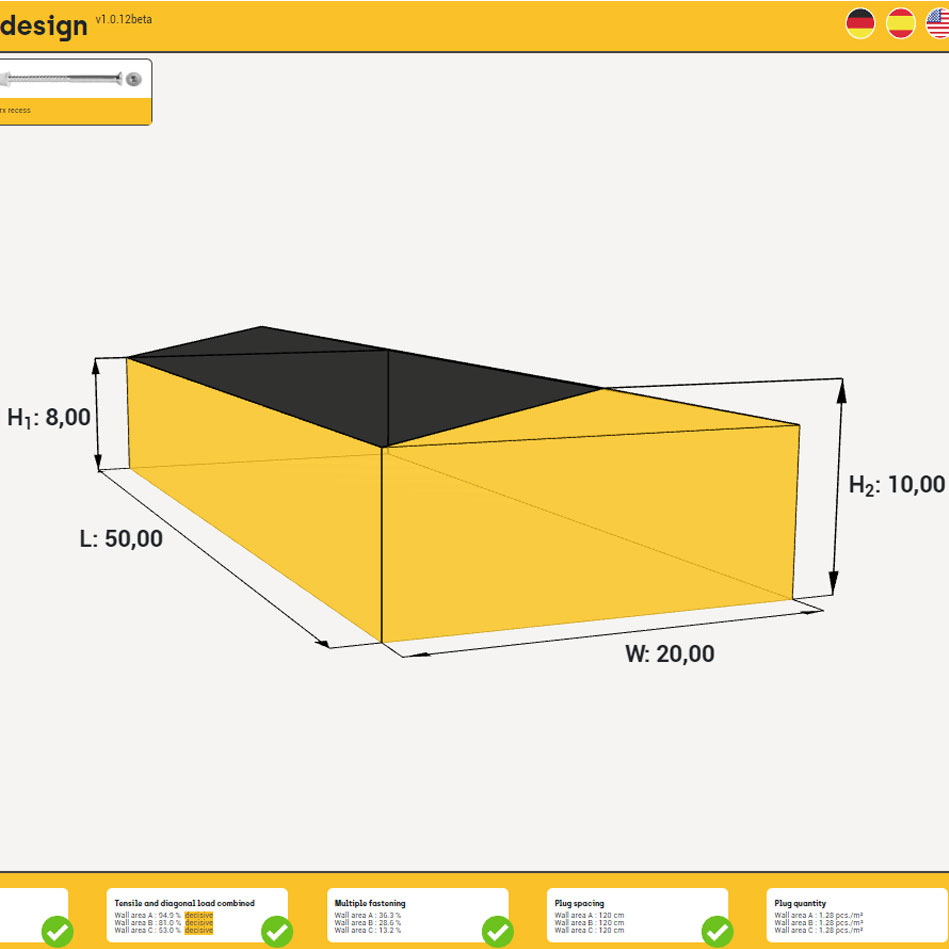 CELO Software MFR - calculate your fixings for facade subructure