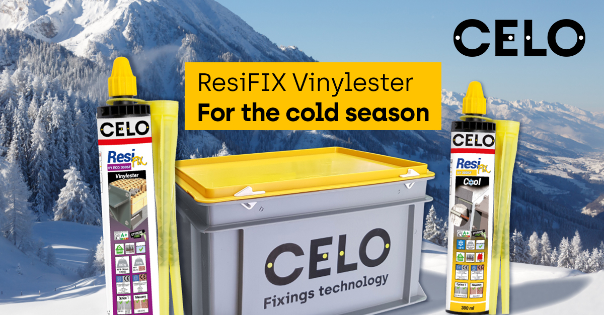 Marketing Icon showing that ResiFIX Vinylester is the best solution for the cold season